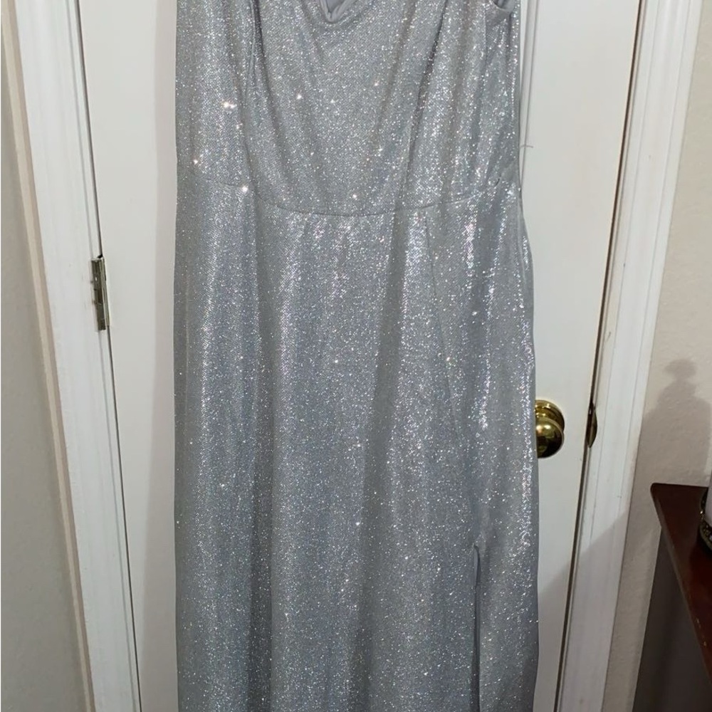 Sparkling Silver Gown